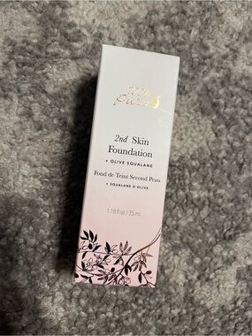 100% pure 2nd skin foundation SHADE 1 Non Toxic Clean Beauty Full Coverage